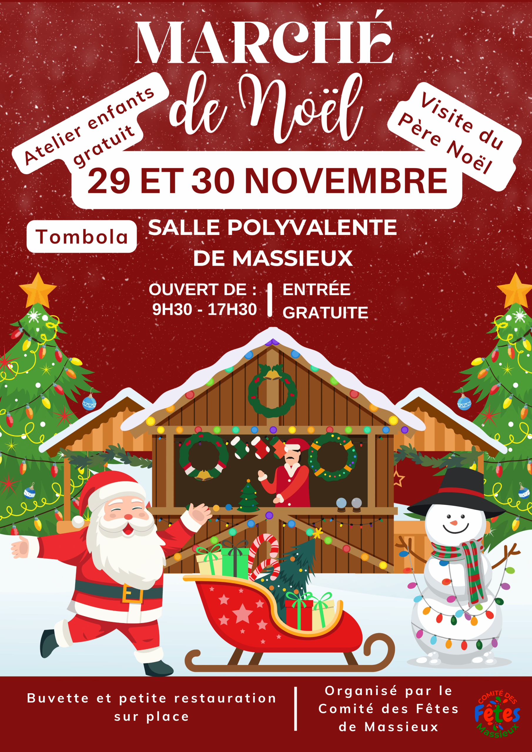 You are currently viewing Exposants présents au marché de Noël du 29 et 30 Novembre 2025